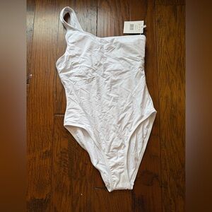 Andie Swim The Nantucket One Piece Size Medium White Swim Suit